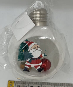 BOLA DE NAVIDAD BLANCO 1UND