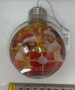 BOLA DE NAVIDAD TRANSPARENTE 1UND