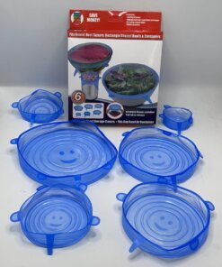 TAPAS DE SILICONA ELASTICAS 1UND (6PCS)