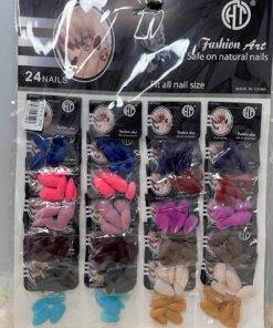 UÑAS POSTIZAS 1UNF (24 PAQUETITOS)