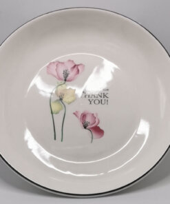PLATO CERÁMICA D/FLOR LOTO # 8 1UND
