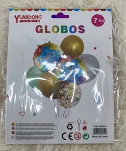 GLOBOS COLORES FELIZ DÍA 1UND (7PCS)