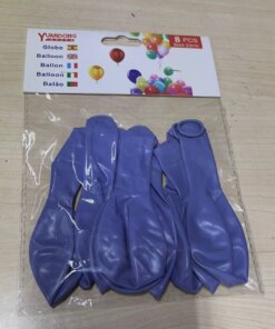 GLOBOS MORADOS 1UND (8PCS)