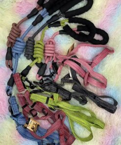 CUERDA Y PECHERA PARA MASCOTA #1.2 1UND (2PCS)