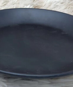PLATO PLÁSTICO NEGRO 1UND