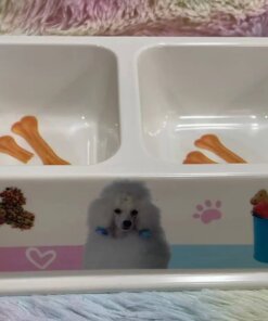 TAZA DOBLE PARA MASCOTA 1UND