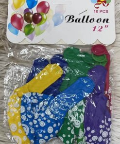 GLOBOS PARA FIESTA 12´´ 1UND (10PCS)