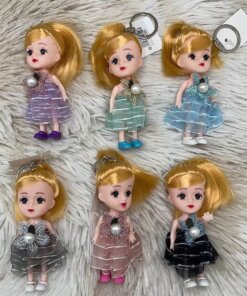 LLAVERO BARBIE CON FLOR Y PERLA 1UND