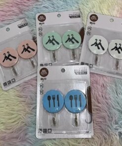 GANCHOS ADHESIVOS DE CUBIERTOS 1UND (3PCS)