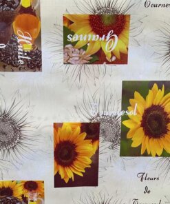 MANTEL EN ROLLO DE GIRASOL 1.37*30M