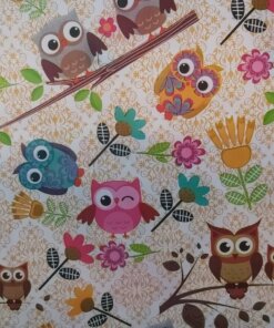 MANTEL EN ROLLO DE BUHO 1.37*30M