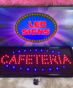 ROTULO LED "CAFETERIA" 1UND