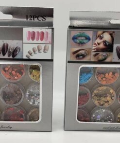 ESCARCHA PARA UÑAS 1UND (12PCS)