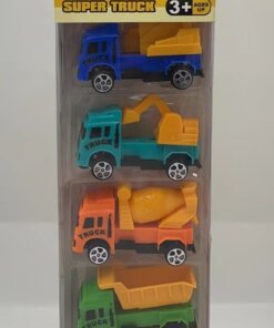 SET DE CAMIONES PARA CONSTCCIÓN COLORES 1UND
