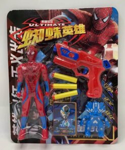 SET DE SPIDERMAN CON PISTOLA 1UND