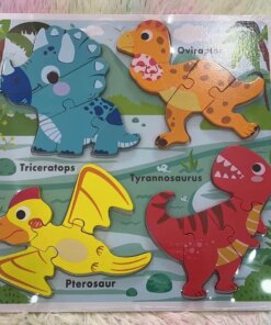 ROMPECABEZAS DE DINOSAURIOS VARIADOS 1UND