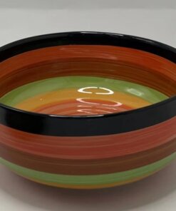 TAZA CERÁMICA DE COLORES 8" 1UND