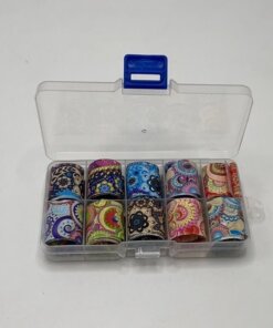 FOIL PARA UÑAS 2.5CM 1UND (10PCS)