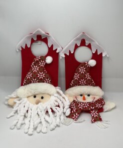 COLGANTE LA PUERTA NAVIDEÑO DE TELA 1UND