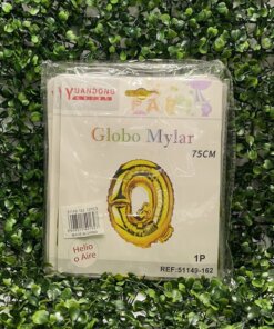 GLOBO METÁLICO DORADO LETRA Q 75CM 1UND