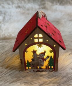 ADORNO NAVIDEÑO DE CASITA 1UND