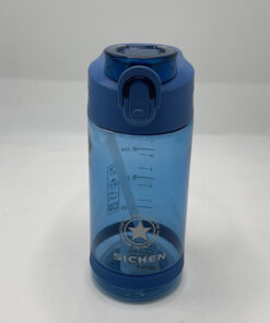 BOTELLA PLÁSTICA CON PAJILLA 550ML 1UND