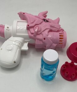 PISTOLA PARA BURBUJAS DE DINOSAURIO 1UND
