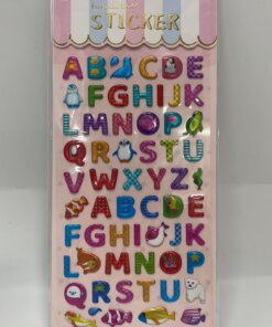 STICKERS ESCOLAR LETRAS 1UND