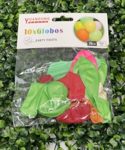 GLOBO NACARADO SURTIR COLOR 25CM 1UND (10PCS)