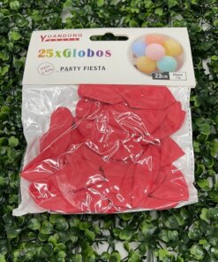 GLOBO MACARON ROJO 23CM 1UND (25PCS)