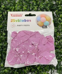 GLOBO MACARON FUCSIA 23CM 1UND (25PCS)