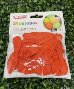GLOBO MATE ANARANJADO 23CM 1UND (25PCS)