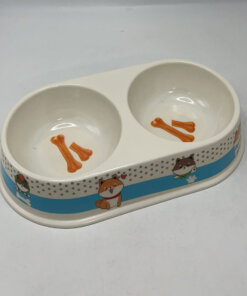 TAZA DOBLE PARA MASCOTA 1UND