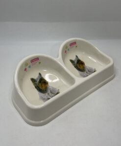 TAZA DOBLE PARA MASCOTA DE CURVA 1UND