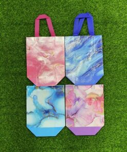 BOLSA ECOLÓGICA PLÁSTICA DE DISEÑOS 23X22X11CM 1UND