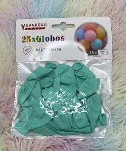 GLOBO MACARON VERDE CLARO 1UND (25PCS)