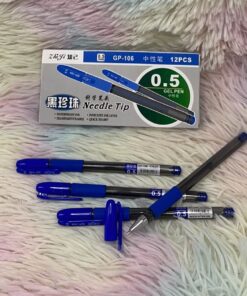 LAPICERO PLUMA 0.5MM NEGRO 1UND (12PCS)