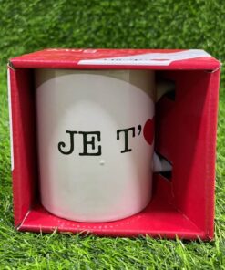 JARRA CERAMICA DE CORAZÓN CON CAJA 1UND