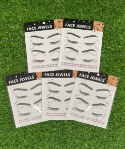 STICKER PARA OJOS Y CEJAS DE COLORES 1UND