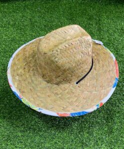SOMBRERO DE PAJA CON DISEÑO EN INTERNO 1UND
