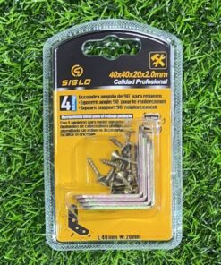 ESCUADRA ÁNGULO DE 90 40X40X20X2.0MM 1UND