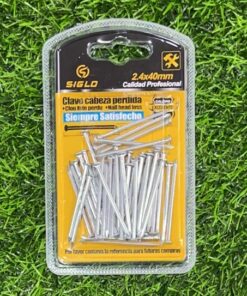 CLAVO CABEZA PERDIDA 2.4X40MM 1UND