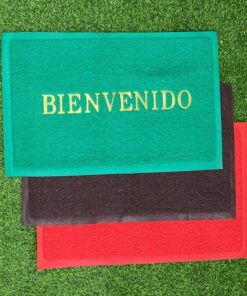 ALFOMBRA BIENVENIDO 38X58CM 1UND