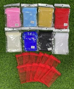 BOLSA ORGANZA 10*15CM 1UND (12PCS)