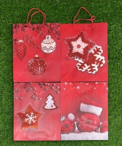 BOLSA REGALO NAVIDEÑA 32X26X10 1UND