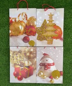 BOLSA REGALO NAVIDEÑA 41.5X30X12 1UND