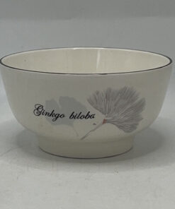 TAZA CERÁMICA DE HOJAS 4.5" 1UND