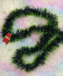 GUIRNALDA DE VERDE/NEGRO 200CM 1UND