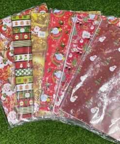 PAPEL DE REGALO DE NAVIDAD 1UND (50PCS)