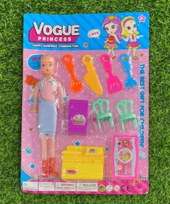 SET DE ACCESORIOS CON MUÑECA 1UND